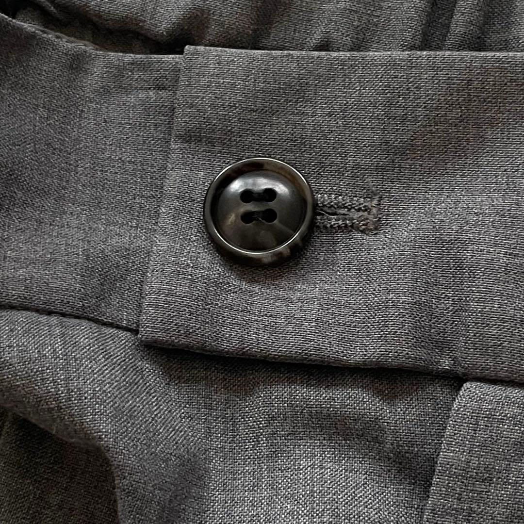 JULYNINE　グレイスグレイ　タックパンツ　グレー　日本製　Ｍ