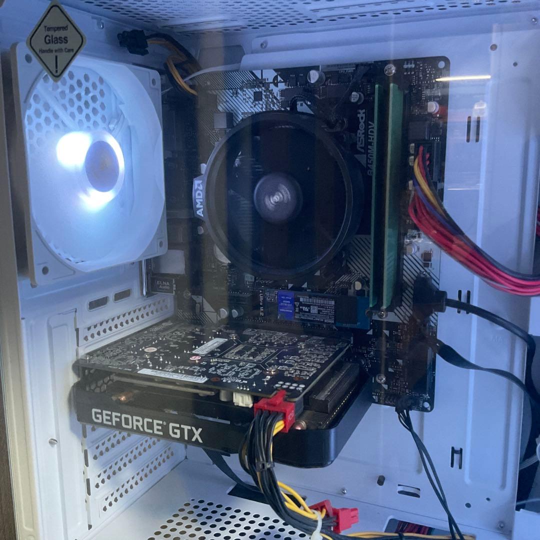白ゲーミングPC Ryzen5 3500/GTX1660super