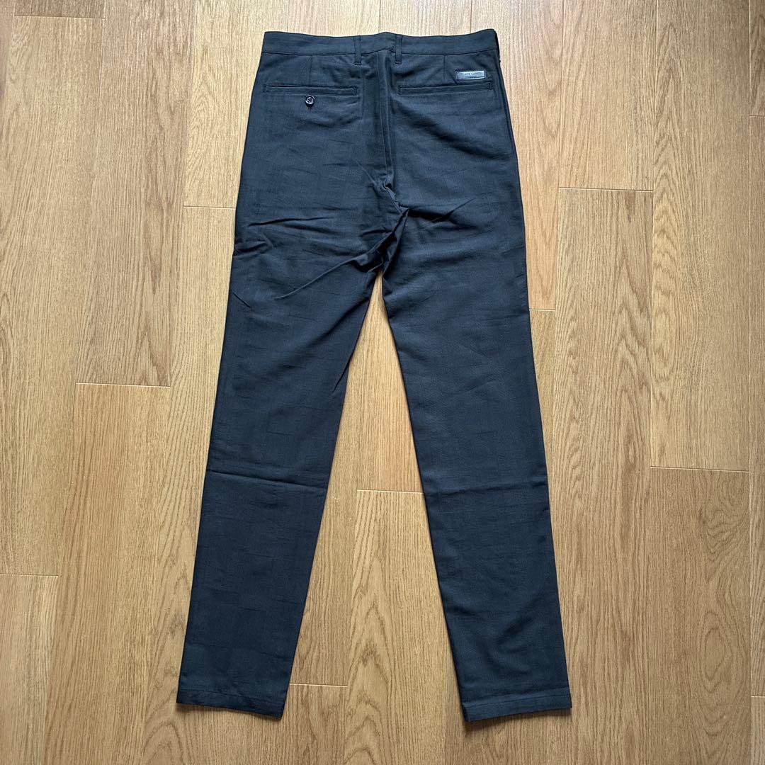 【未使用品】ブラックレーベルクレストブリッジ チェック スラックス ブラック S