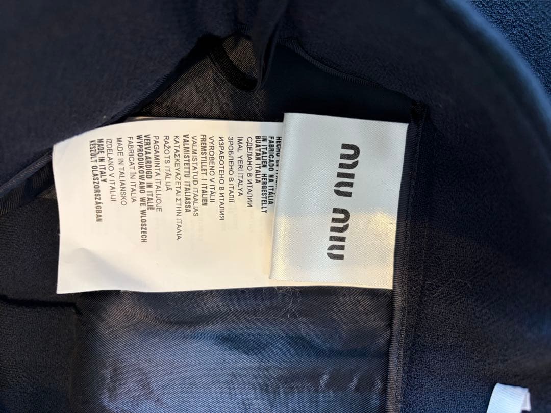 miumiu ミニスカート ネイビー 36サイズ