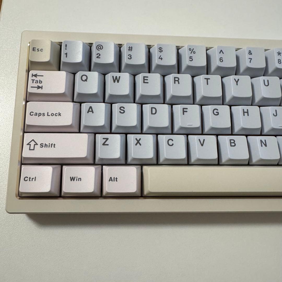 キーボード WOBKEY ZEN65 Ultra White-Gold