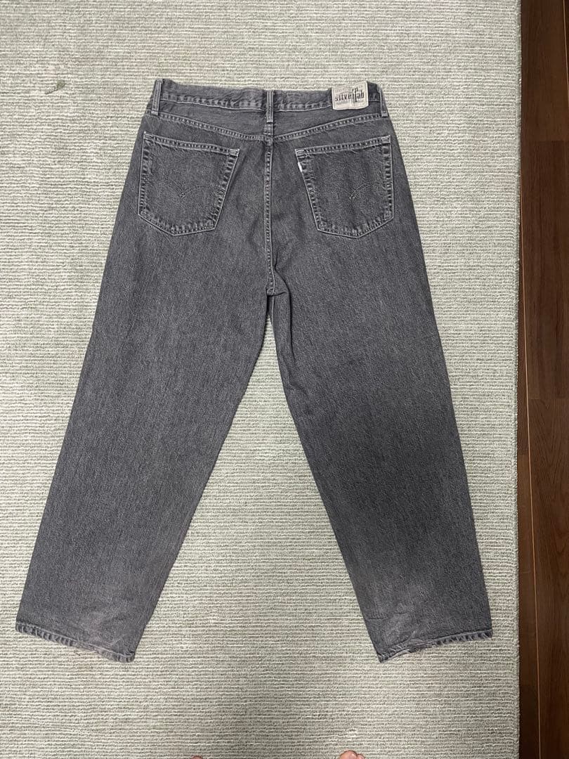 Levi's シルバータブ バギー グレー ブラックw34 l30