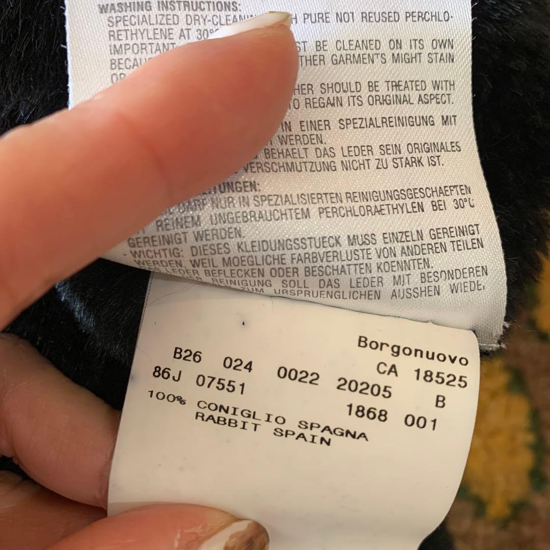 新春SALE、 ARMANIのレザーファージャケット