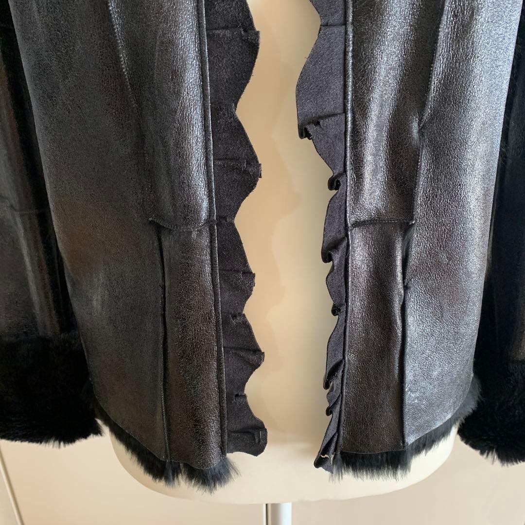 新春SALE、 ARMANIのレザーファージャケット