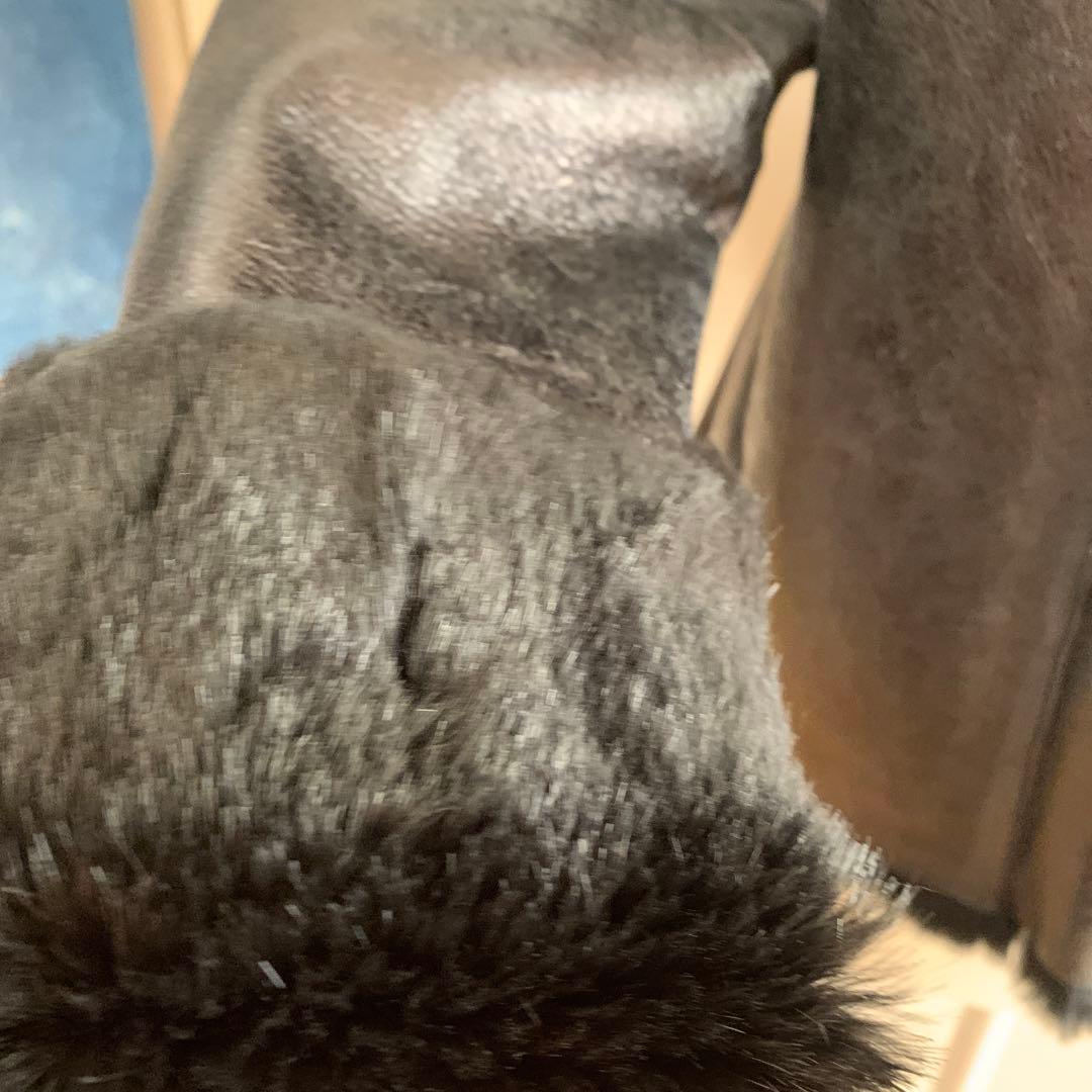 新春SALE、 ARMANIのレザーファージャケット