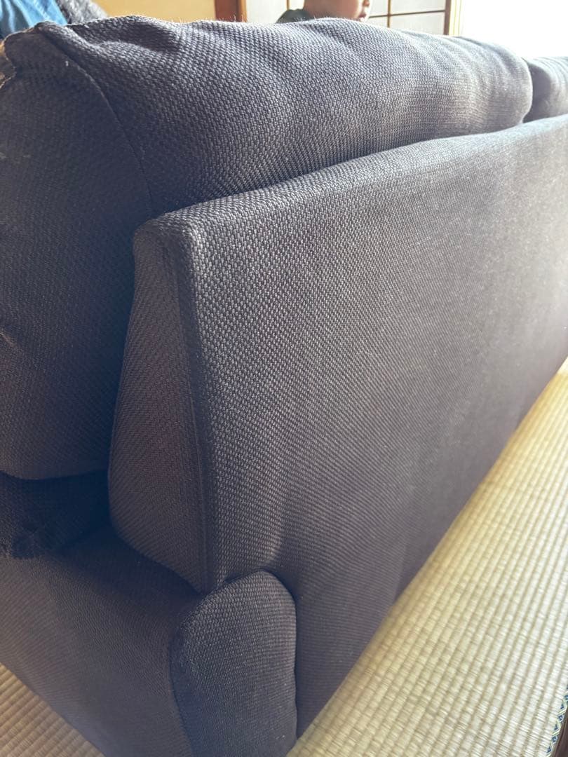 どらニャン様ダークブラウン 3人掛けソファ