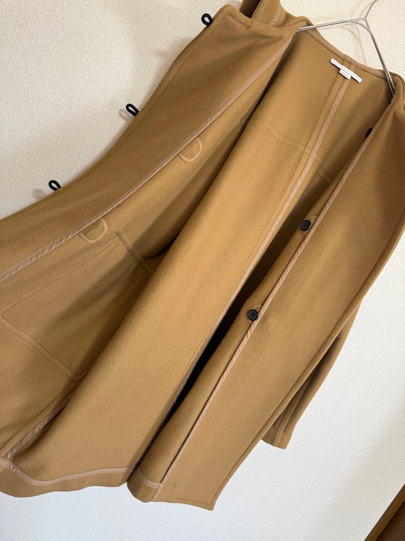 美品★ステラマッカートニー★名作オーバーサイズダッフルコート★キャメルベージュ