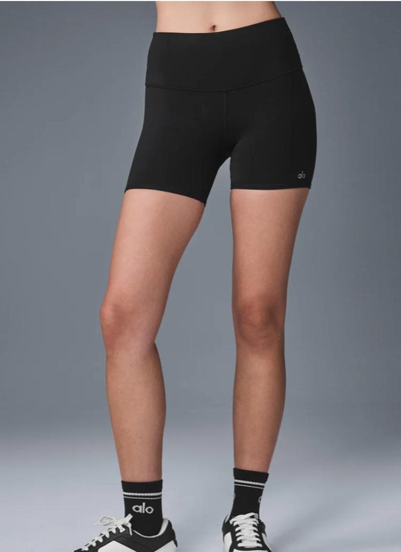 alo正規品 5AirbrushHigh-WaistBikerShort