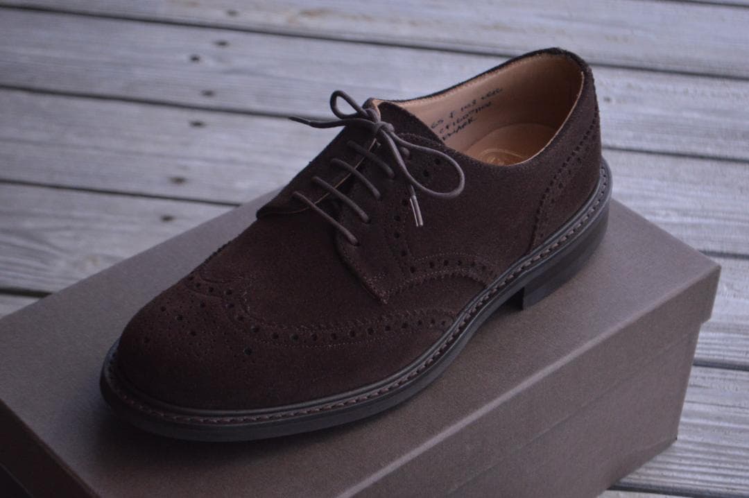 着用1回　CHURCH'S　NEWARK　65F　ダークブラウン　103ラスト