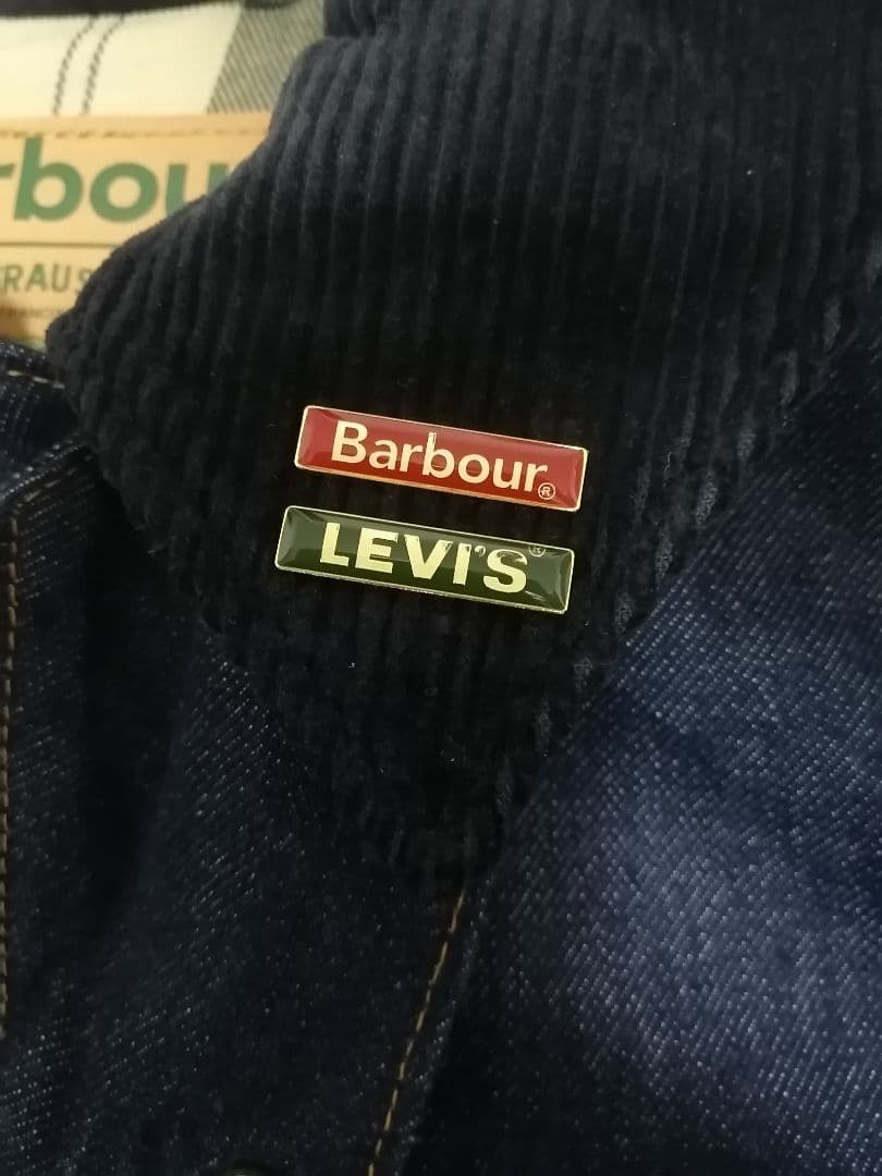 ジャケット・アウター LEVI'S x Barbour Bedale Denim Jacket L