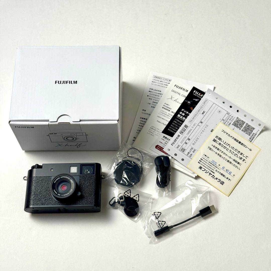 【保証書付き】FUJIFILM X half(エックスハーフ) ブラック