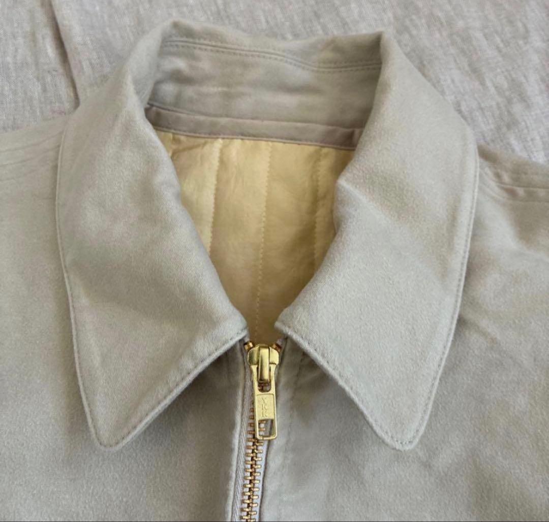 ６(ROKU) コットンピーチ ブルゾン