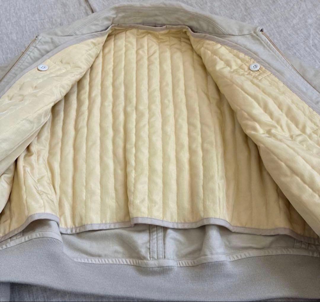 ６(ROKU) コットンピーチ ブルゾン