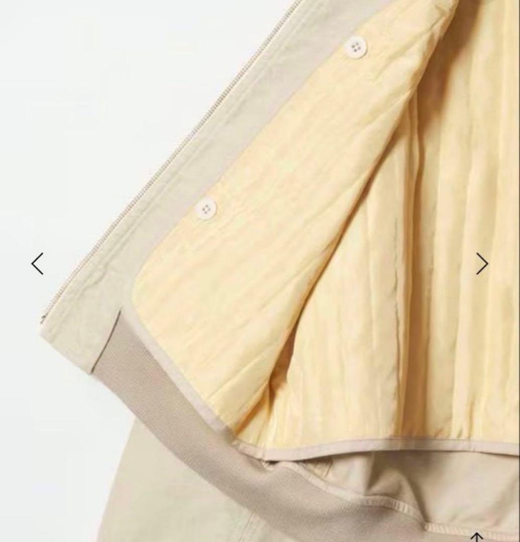 ６(ROKU) コットンピーチ ブルゾン