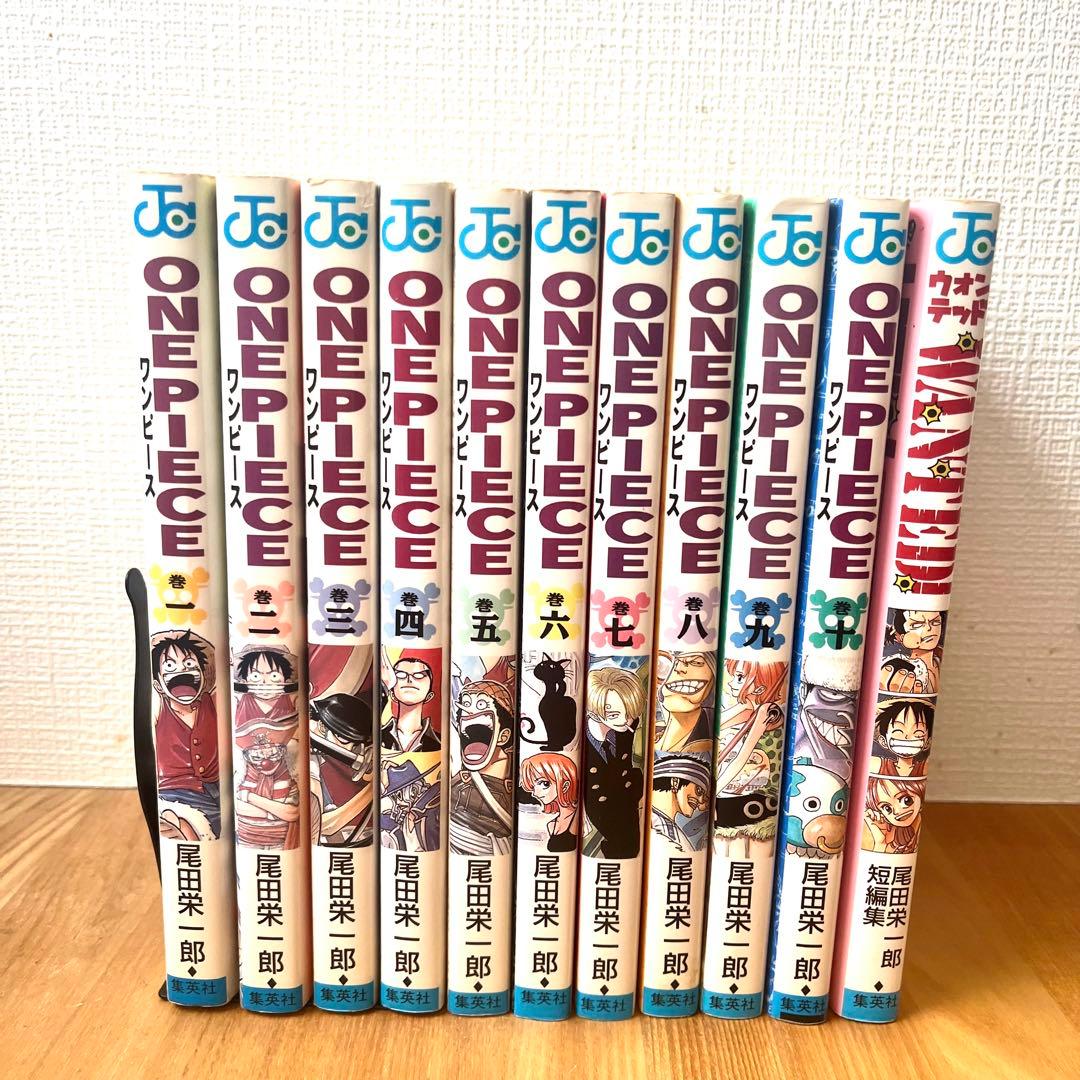 【希少・全て初版】　ONE PIECE 1巻〜10巻➕ウォンデットセット