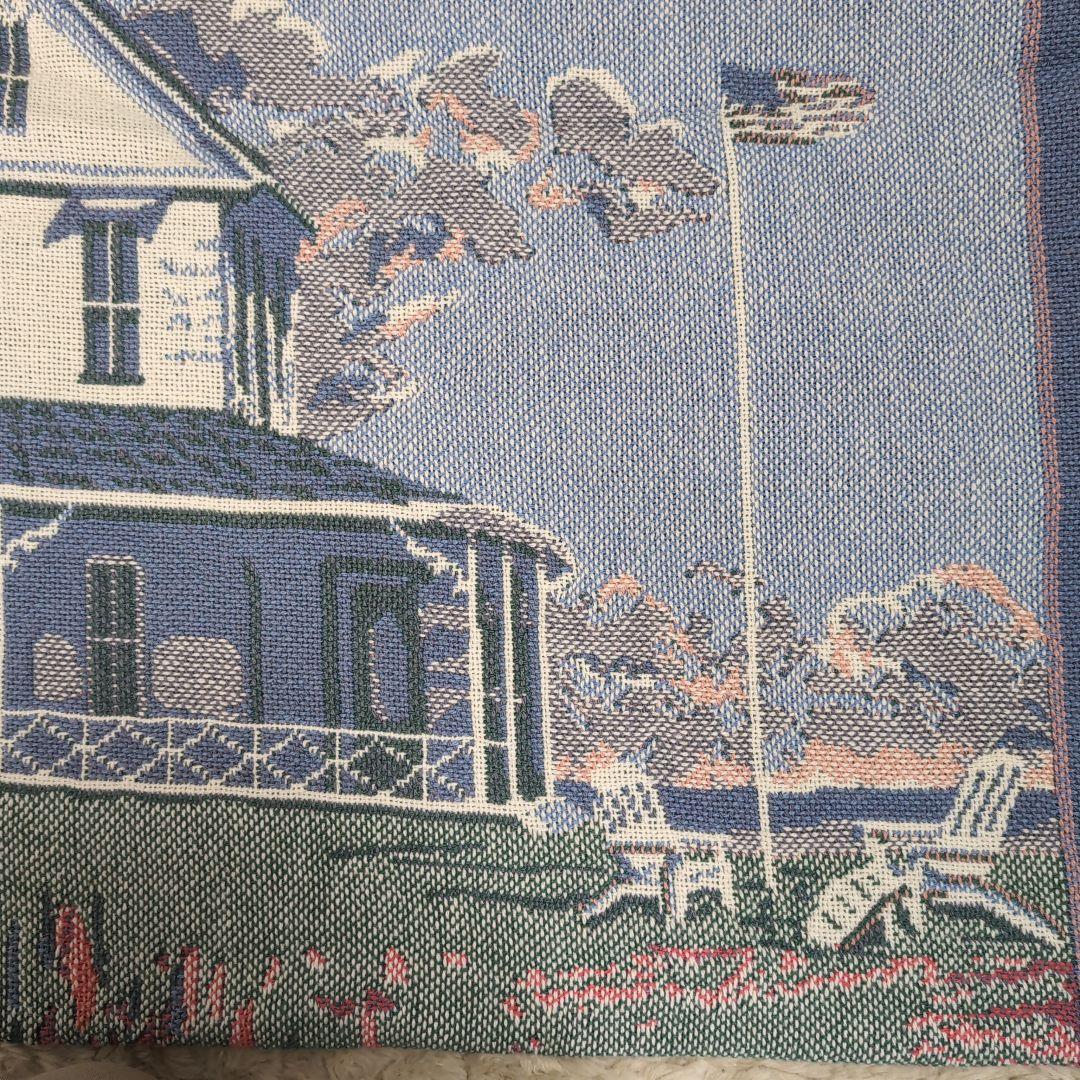 L.L.Bean 　コットンタペストリー 　ラグ　マルチカバー