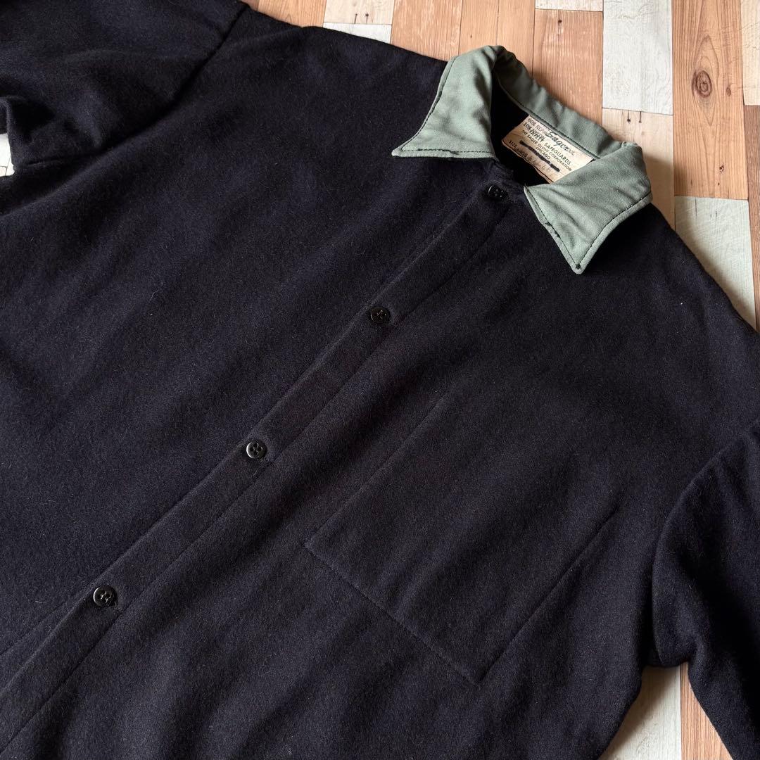 60s ヴィンテージ メルトンウールワークジャケット L 短丈 カバーオール