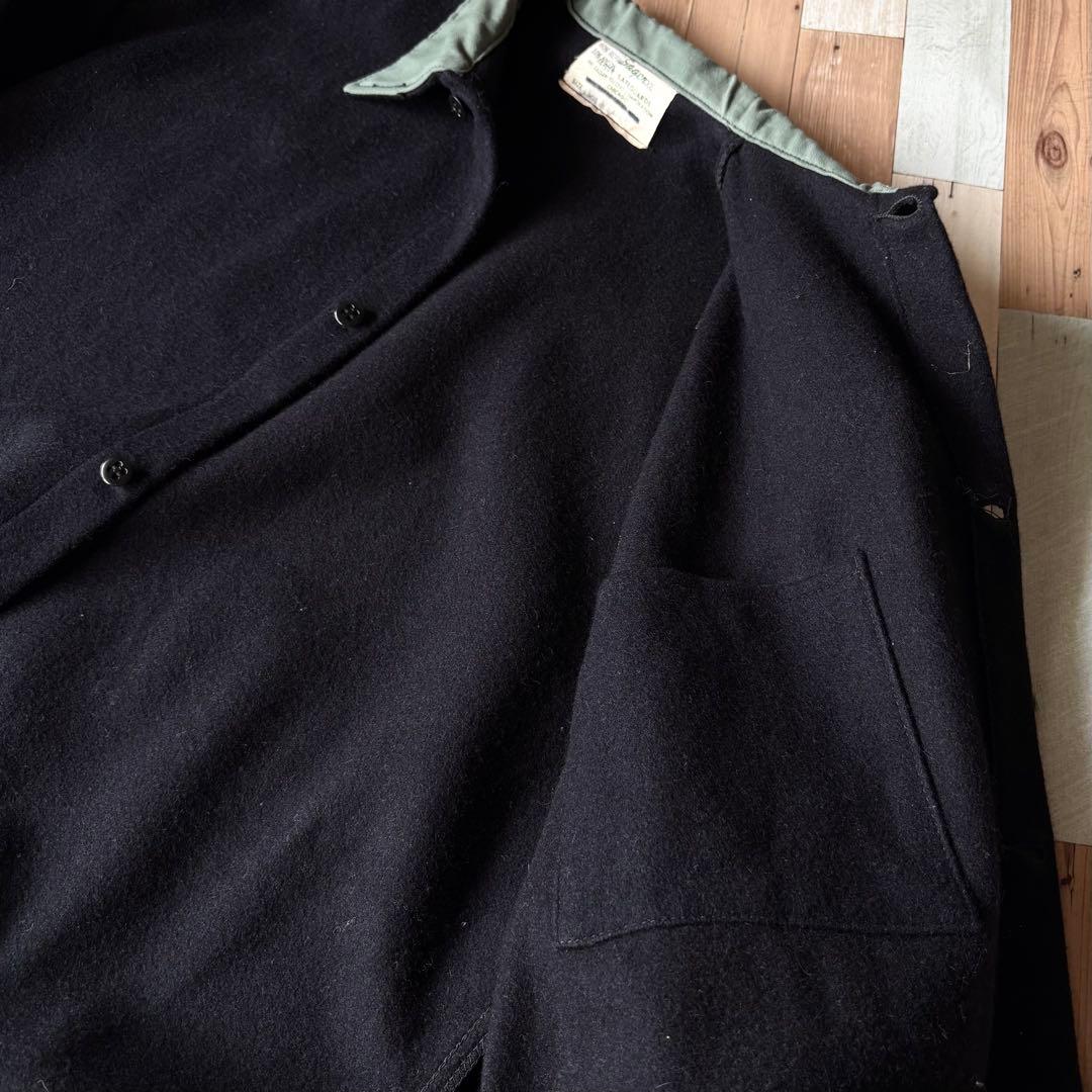 60s ヴィンテージ メルトンウールワークジャケット L 短丈 カバーオール