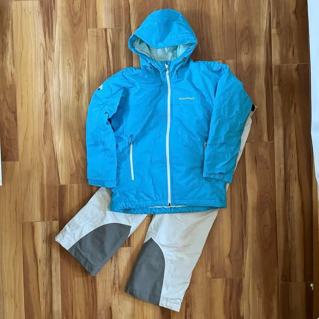 モンベル Kid's 150 スキーウェア（上下セット)