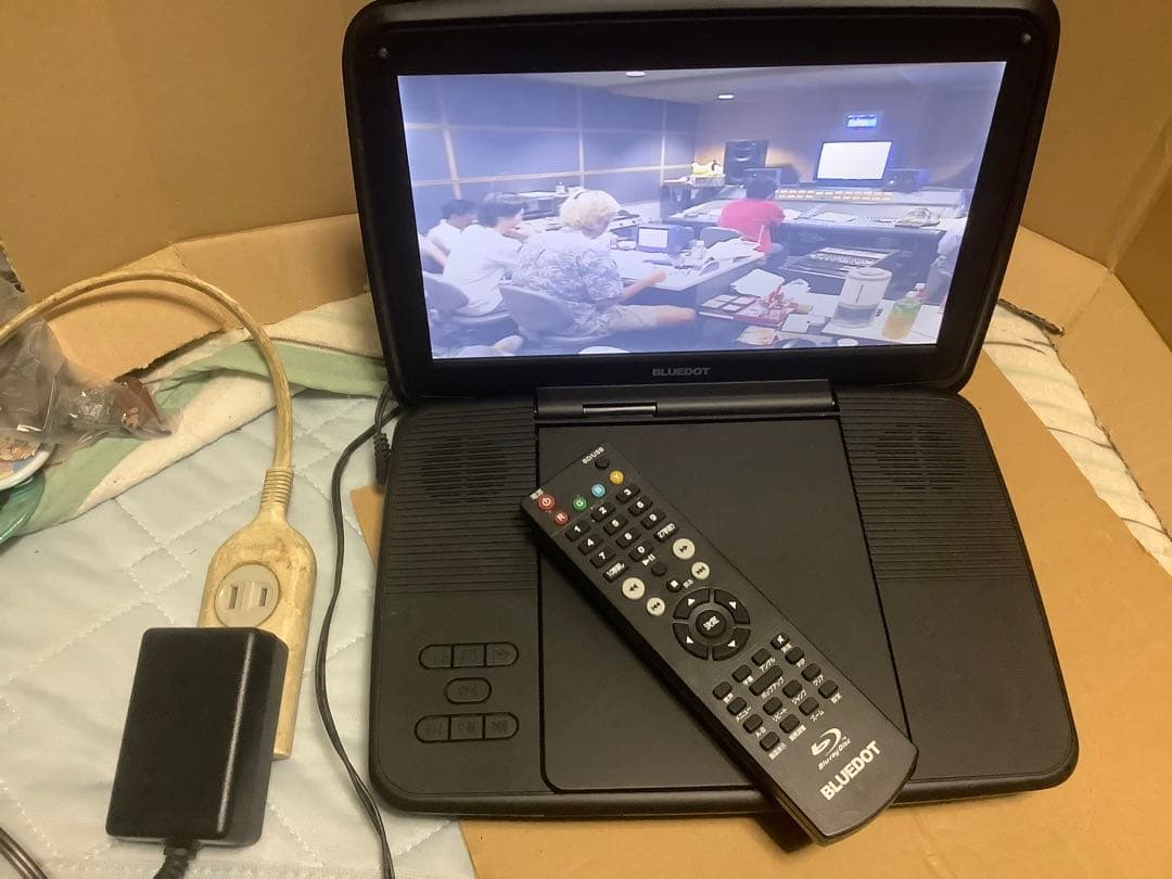 BLUEDOT BBDP-1000K ポータブルブルーレイプレーヤー 中古