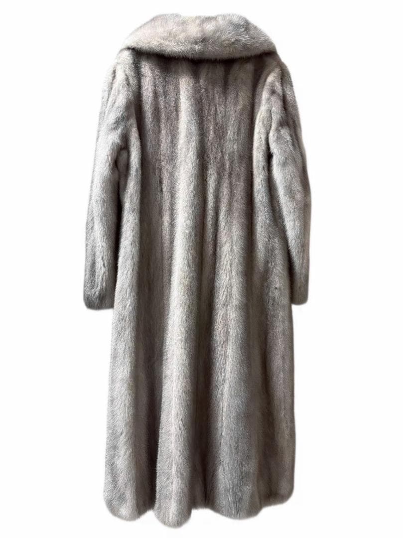 美色◎　高級毛皮　リアルファー　サファイアミンク　柔らか◎　ロングコート