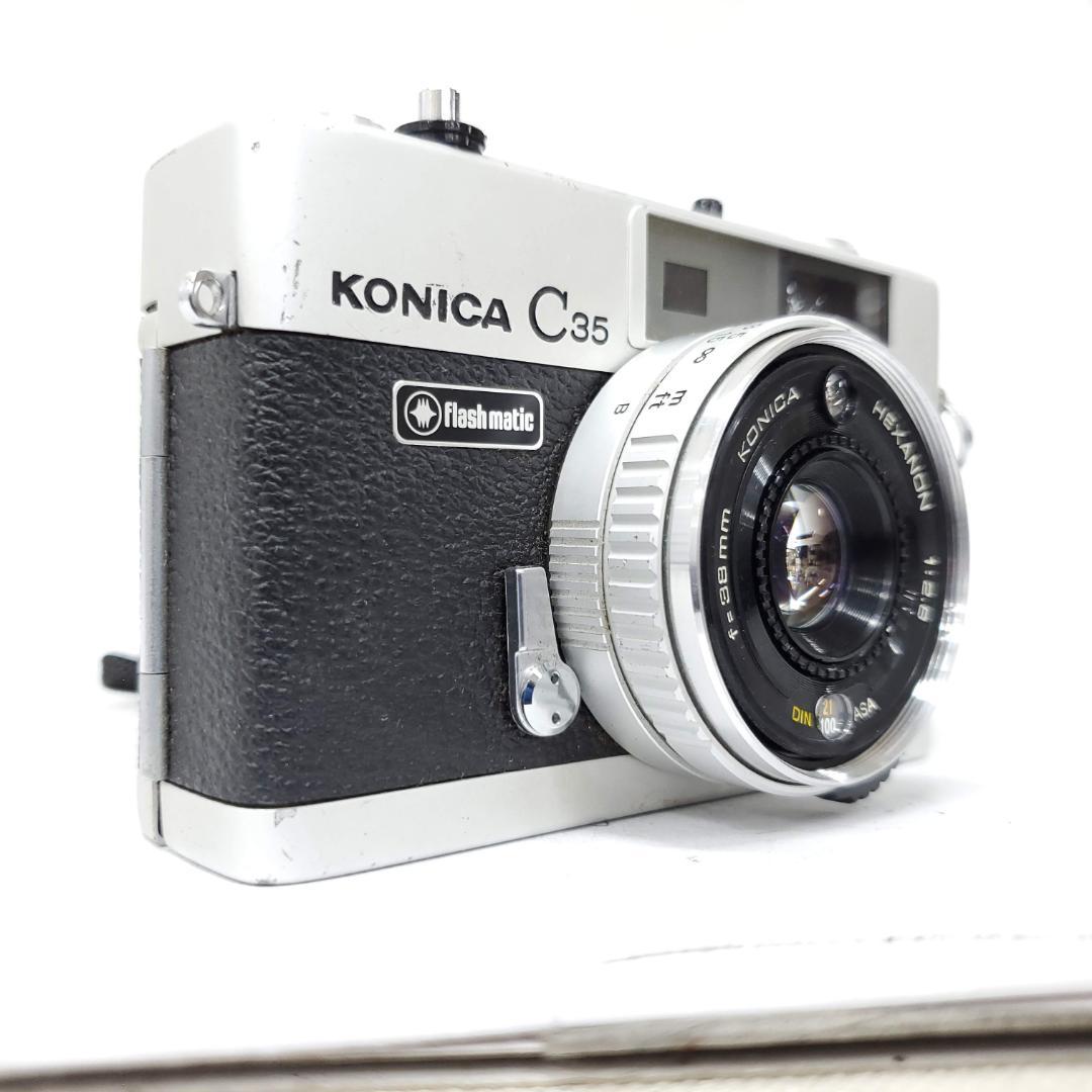 フィルムカメラ KONICA C35 Flash matic F1225-251-5p p