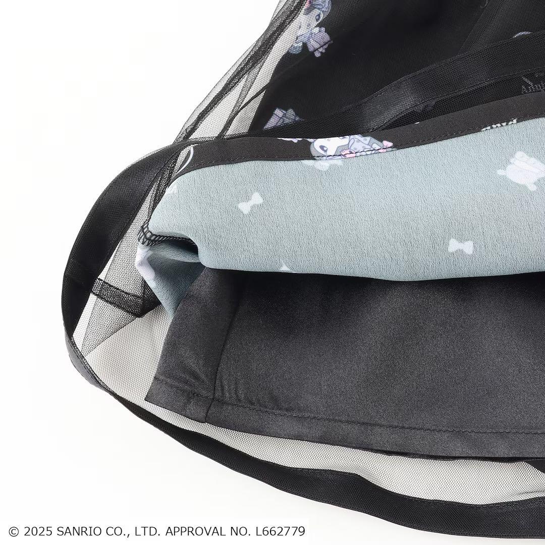 プ*読様 美品　メゾピアノ　クロミ裾スカラップトレーナー+チュールスカートセット