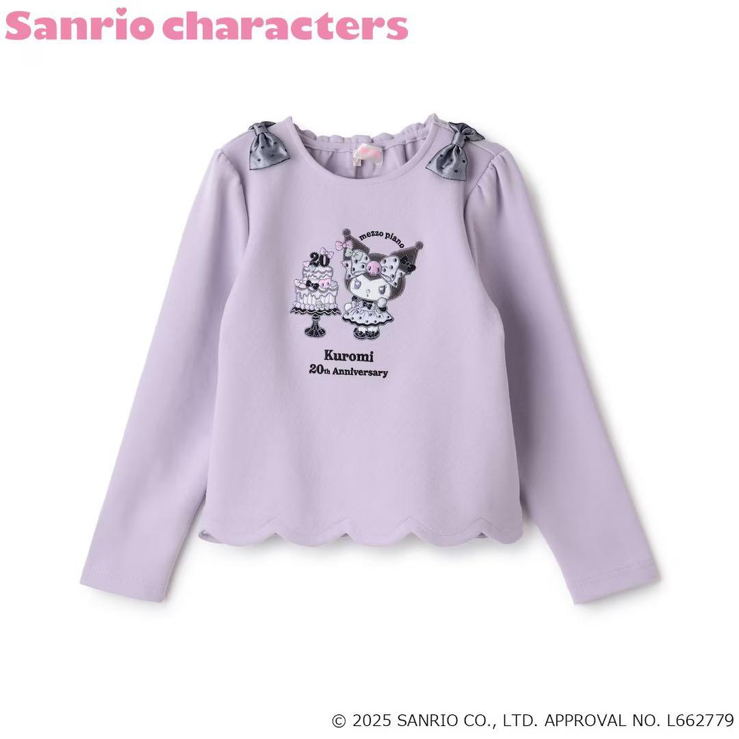 プ*読様 美品　メゾピアノ　クロミ裾スカラップトレーナー+チュールスカートセット