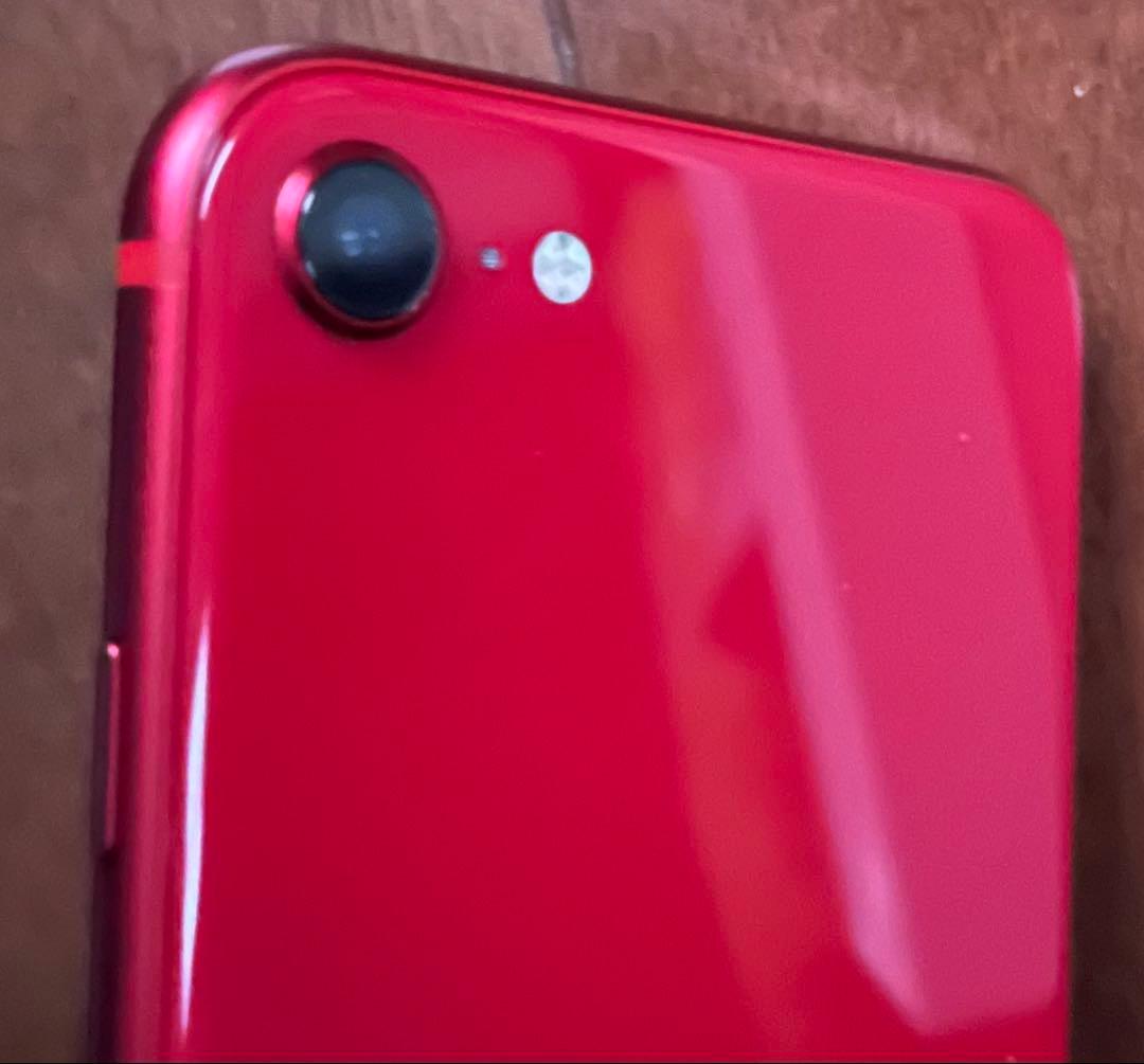 iPhone SE 第2世代 64GB レッド 付属品完備 ケース付