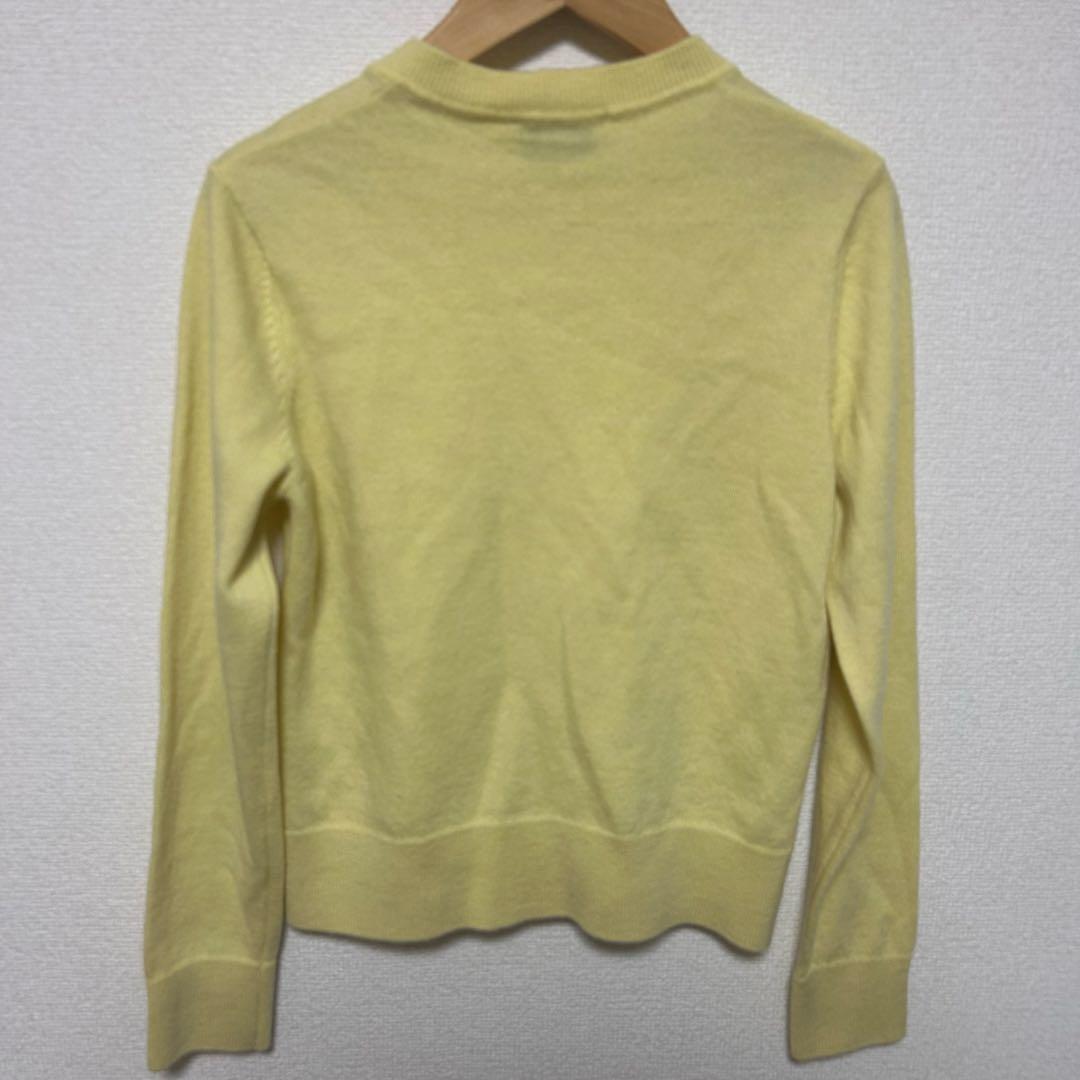 MAISON KITSUNE ソフトイエロー カーディガン