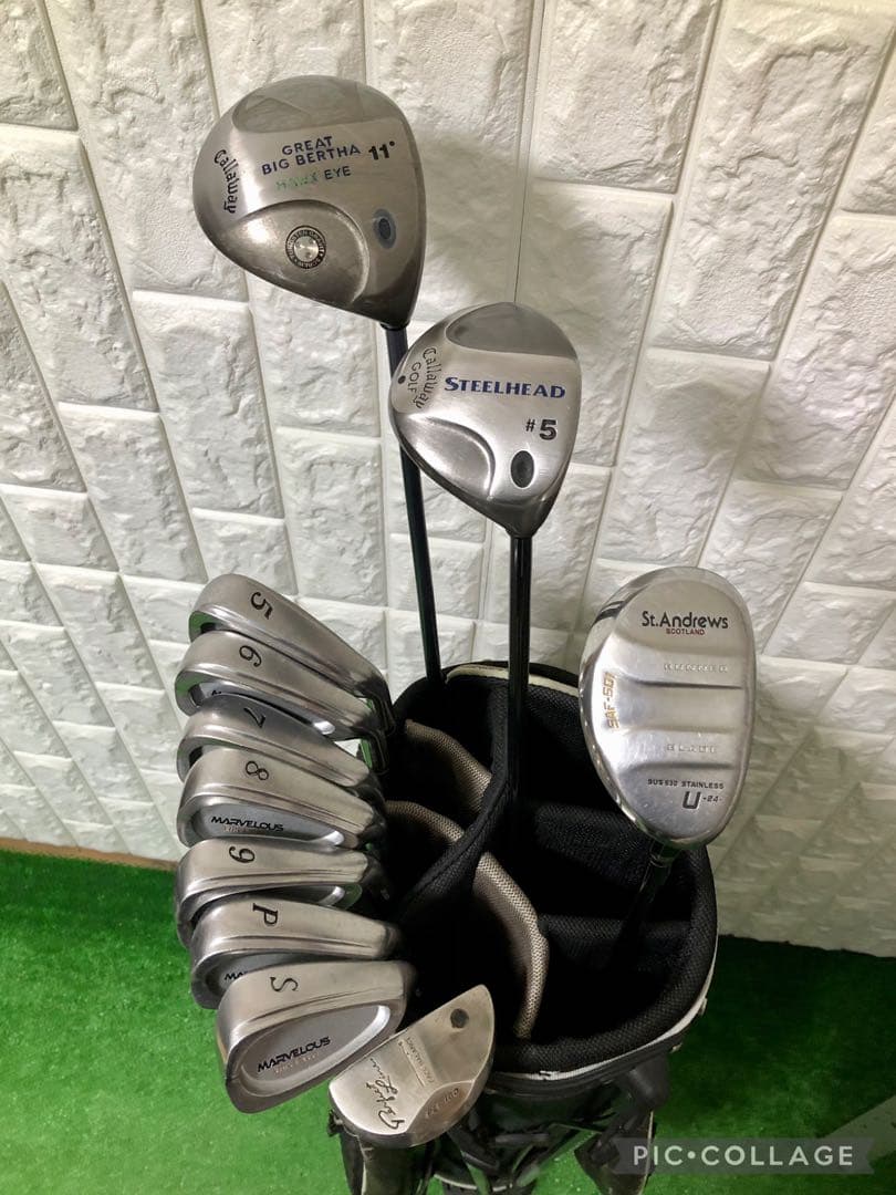 初心者おすすめ☆メンズ ゴルフクラブセット☆キャロウェイGBB☆キャディバッグ付
