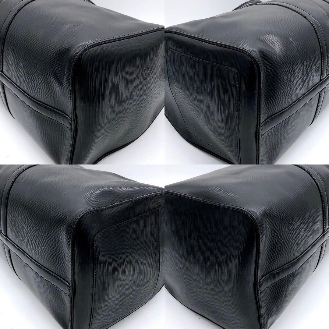 【LOUIS VUITTON】ボストンバッグ　キーポル50 エピ　ブラック