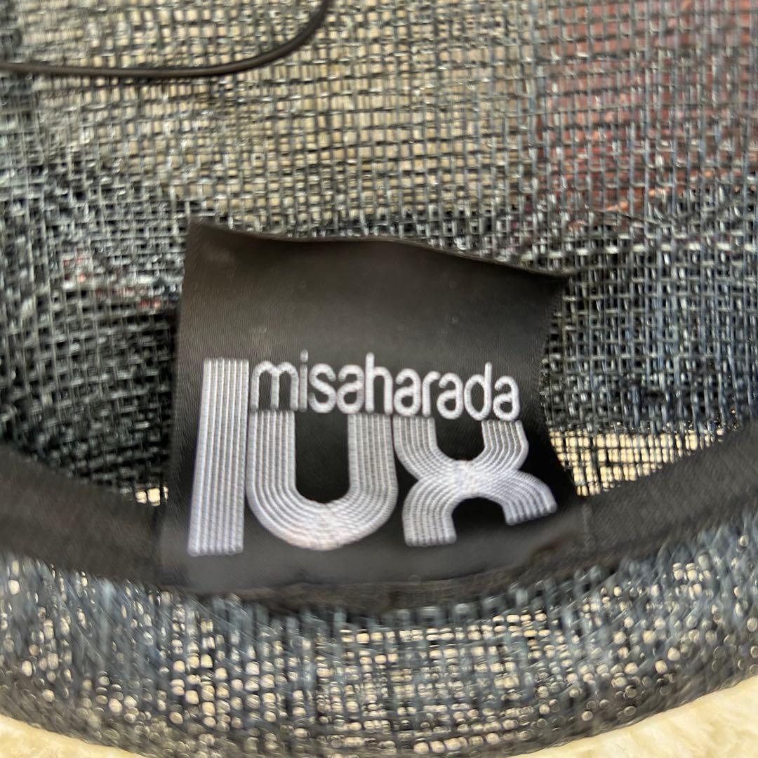 美品✨ミサハラダmisaharada ヘッドドレス 羽根 トーク ベレー