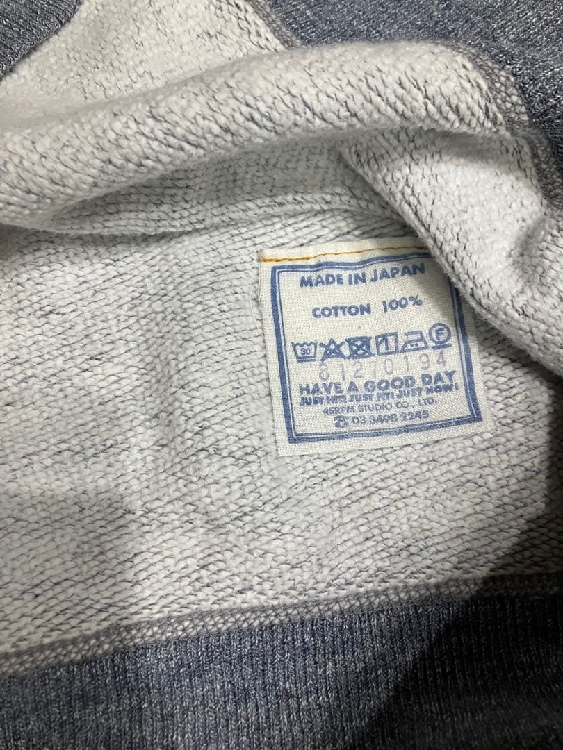 45r グレー スウェット