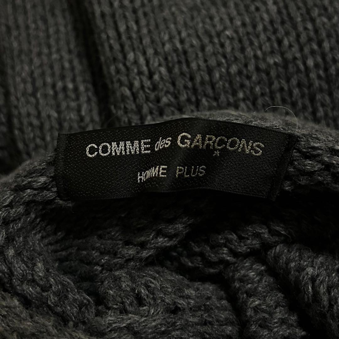 03AW GARCONS HOMME PLUS カーブ期 ダメージ加工ニット