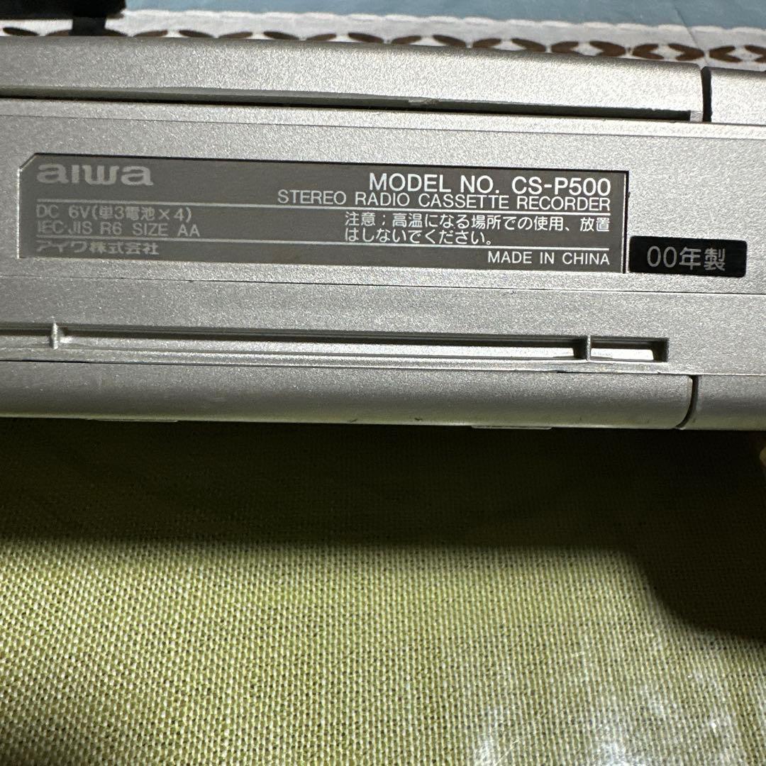 アイワ　カセットデッキ　CS-P500