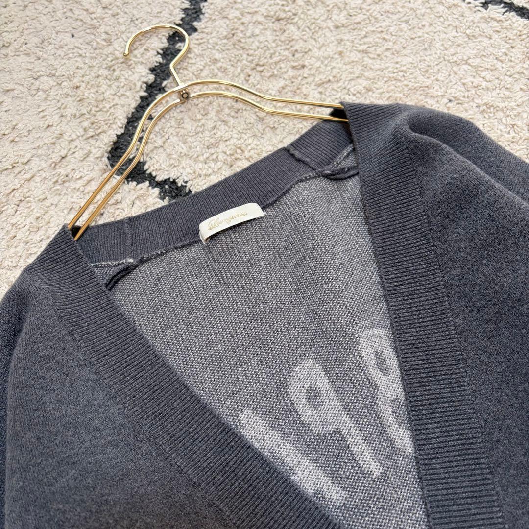 loungedress ラウンジドレス バックロゴカーディガン FREE