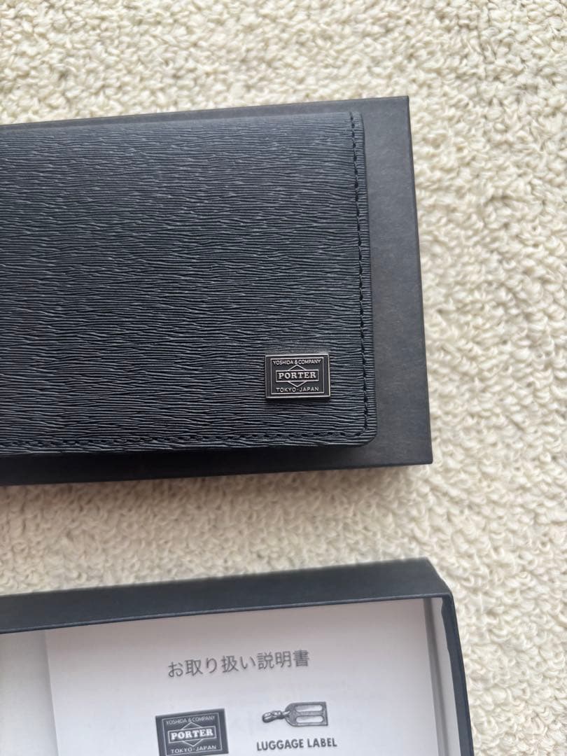 【新品未使用】PORTER ブラック 名刺入れ 日本製