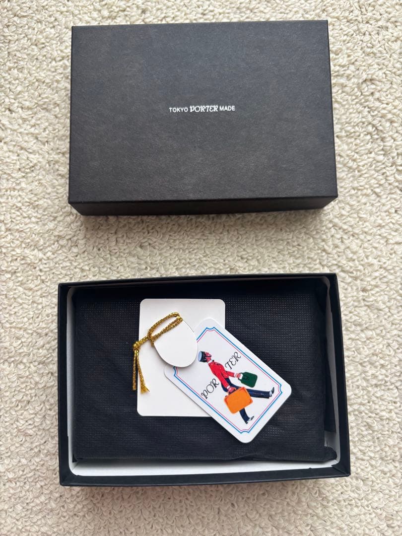 【新品未使用】PORTER ブラック 名刺入れ 日本製