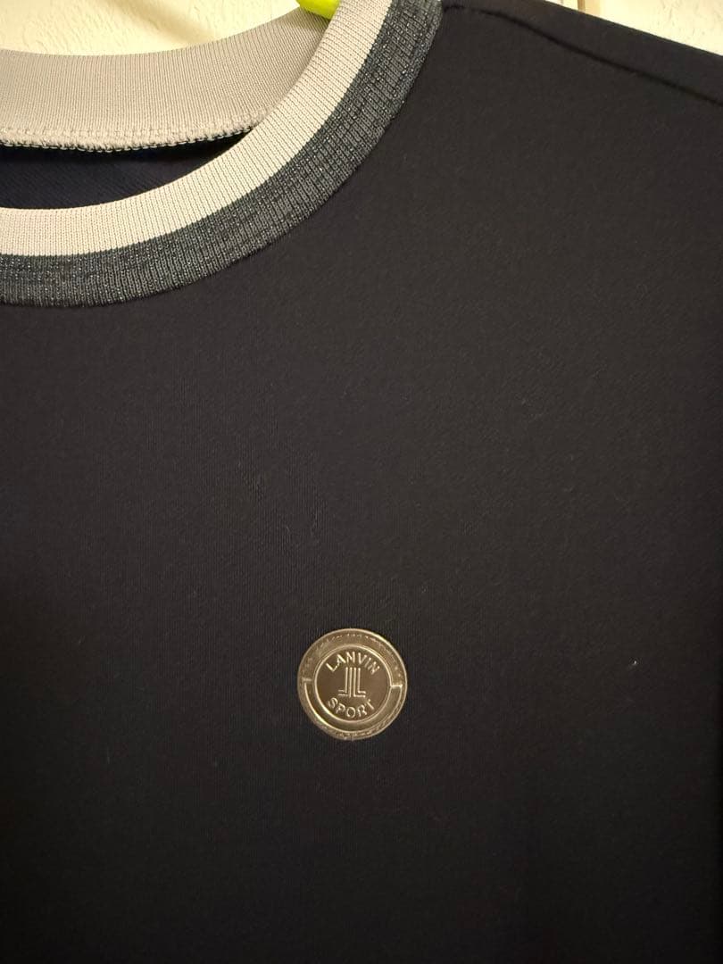 ランバンスポール　38 ネイビー ワンピース