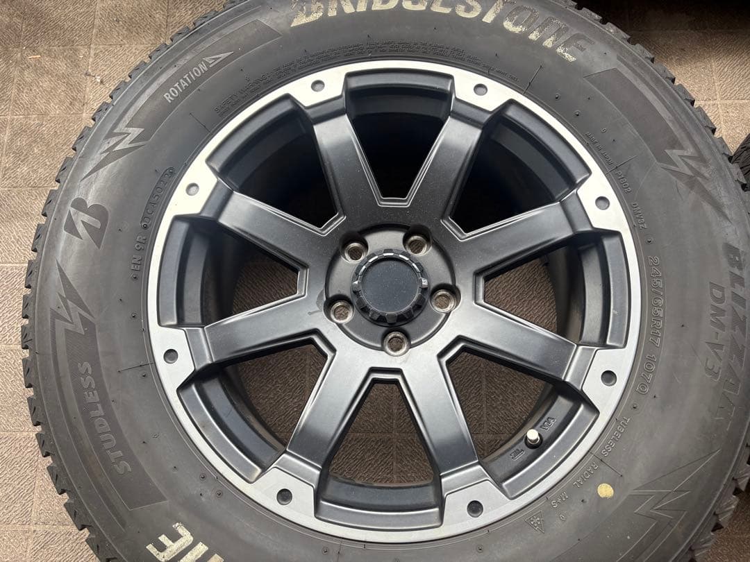 直接引取　BADX MX-1 17インチ ホイール 4本 245/65r17
