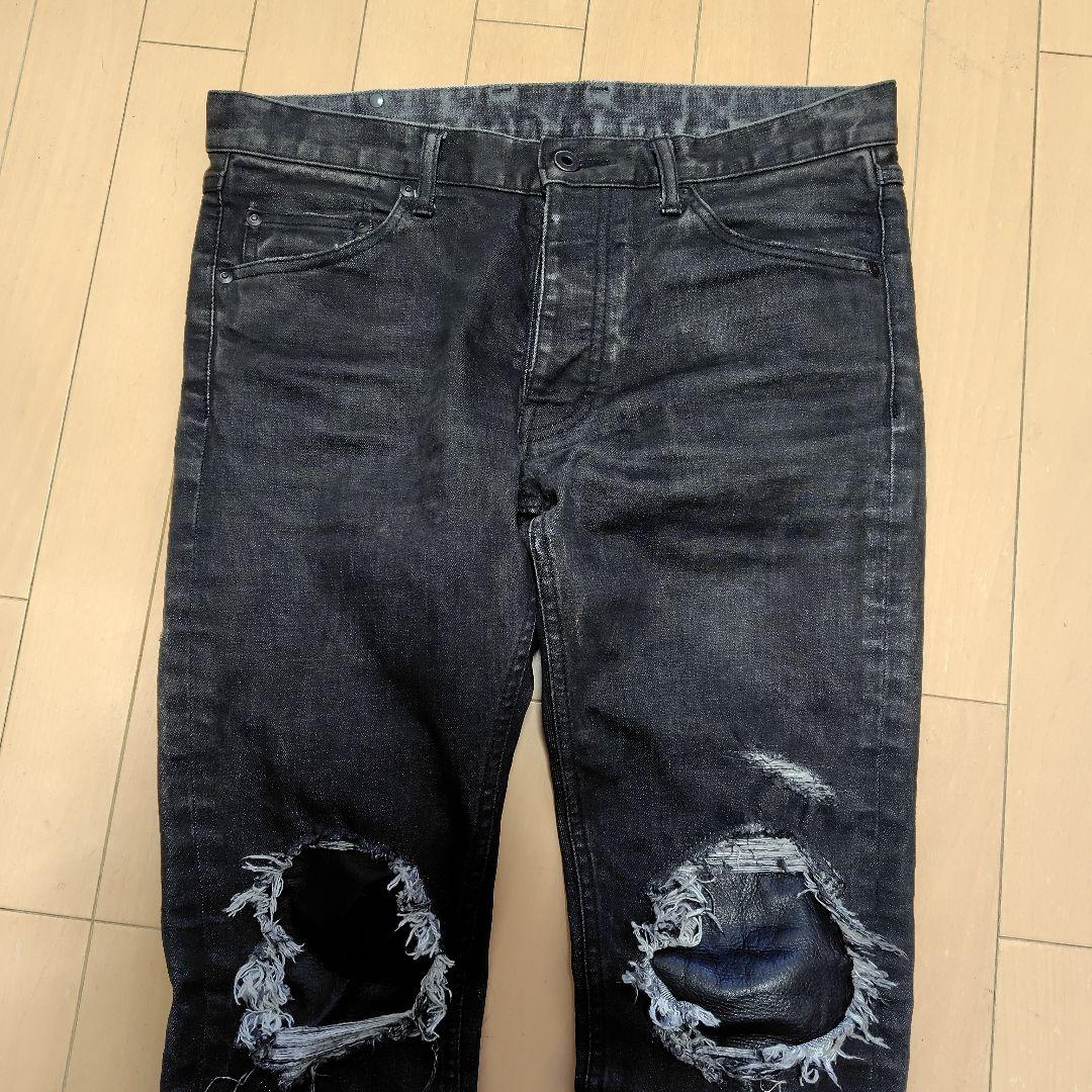 BACKLASH ISAMU KATAYAMA ホースレザー スキニーデニム