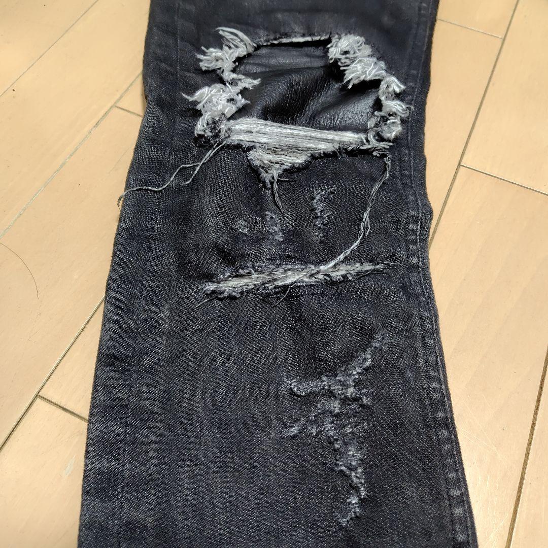 BACKLASH ISAMU KATAYAMA ホースレザー スキニーデニム