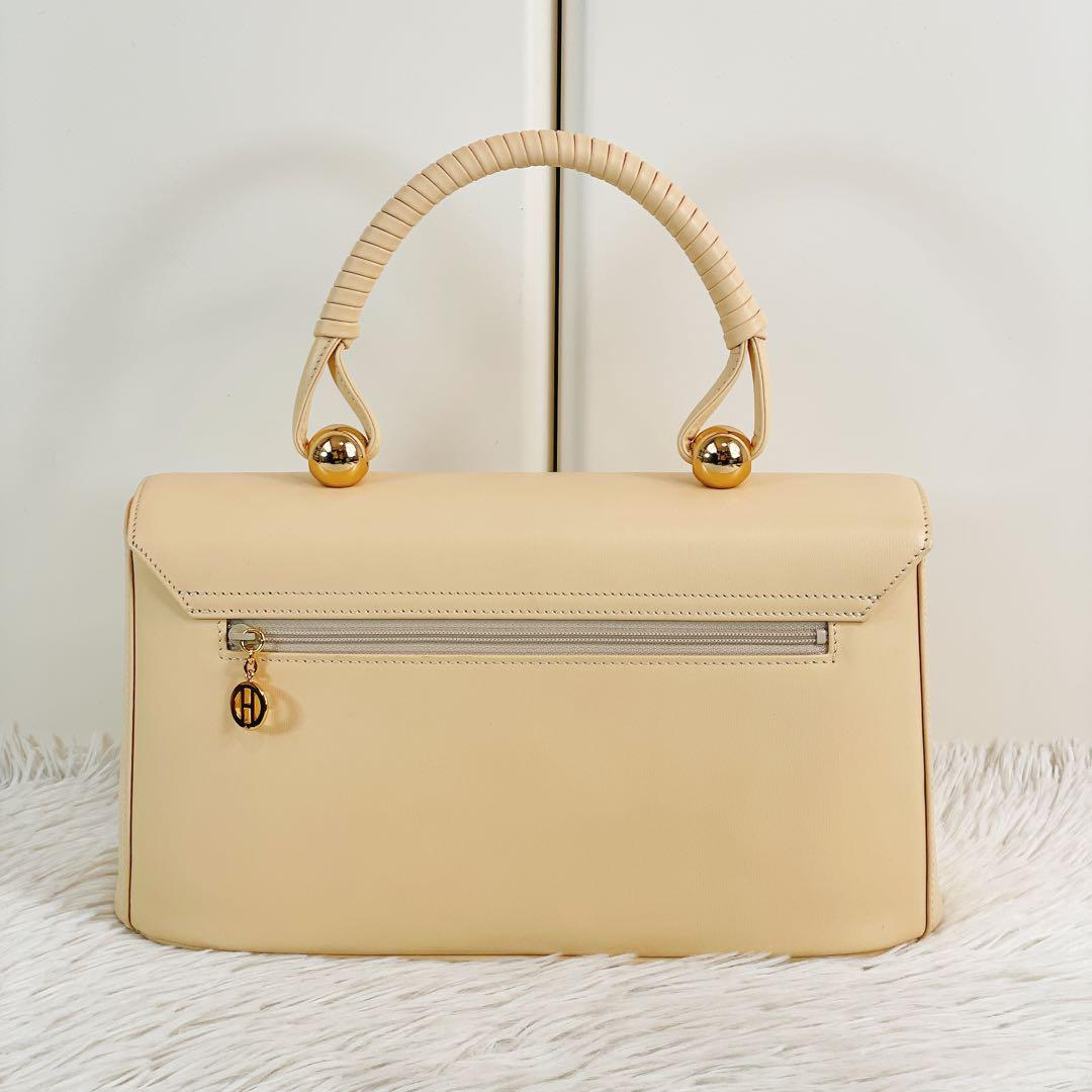 専●極美品●濱野皮革工藝　HAMANO フォーマルバッグ　ロイヤルスタンド