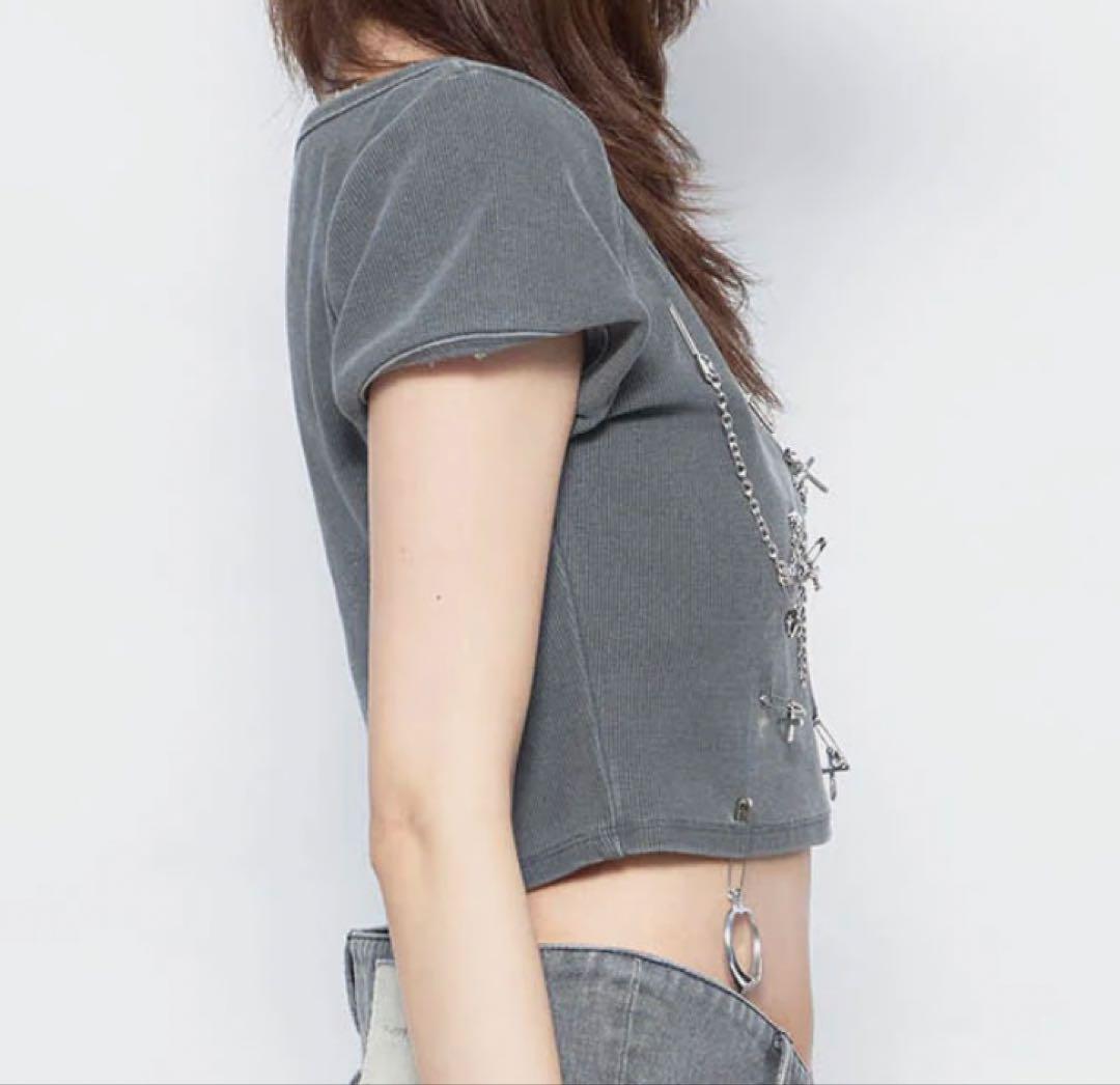 トップス theredthread S customize chain tops