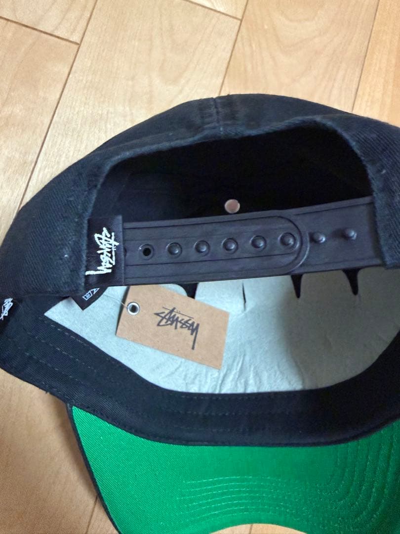 ステューシーMID DEPTHキャップブラック