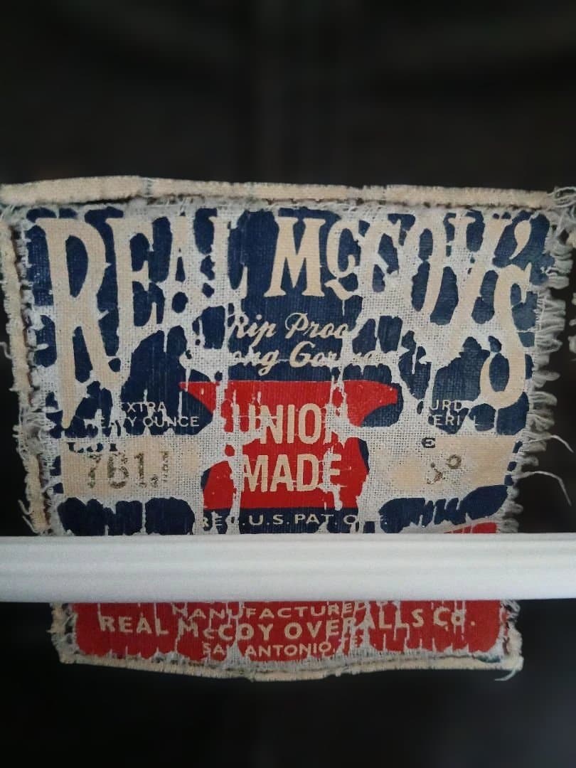 リアルマッコイ ブラック カバーオール