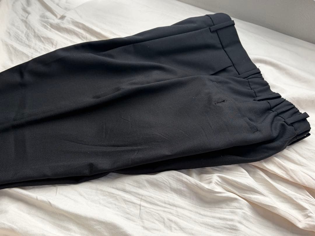 MARKAWARE ウールトロピカル ペグトップ スラックス