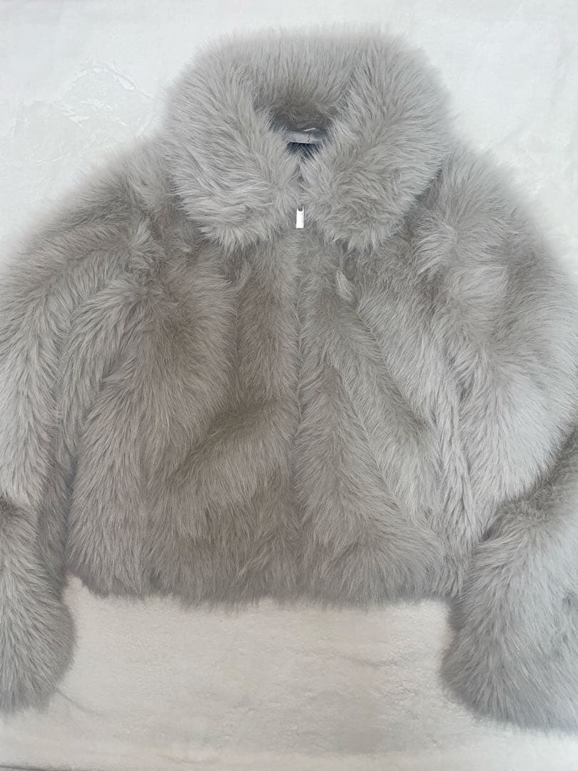 【NORIKO 】ZARA ショートフェイクファーコート Sサイズ