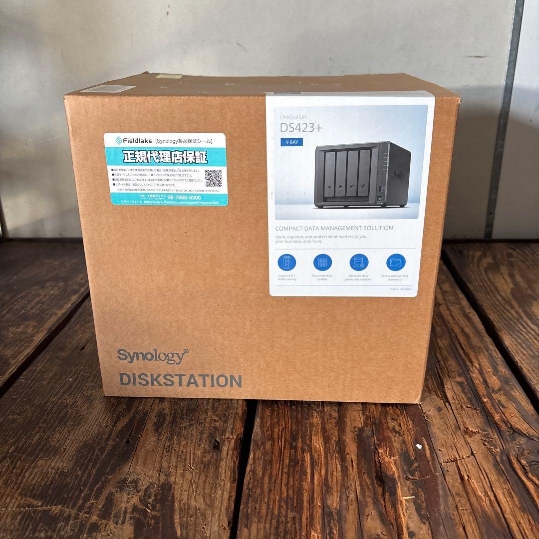 新品未使用 【NAS】Synology DiskStation DS423+